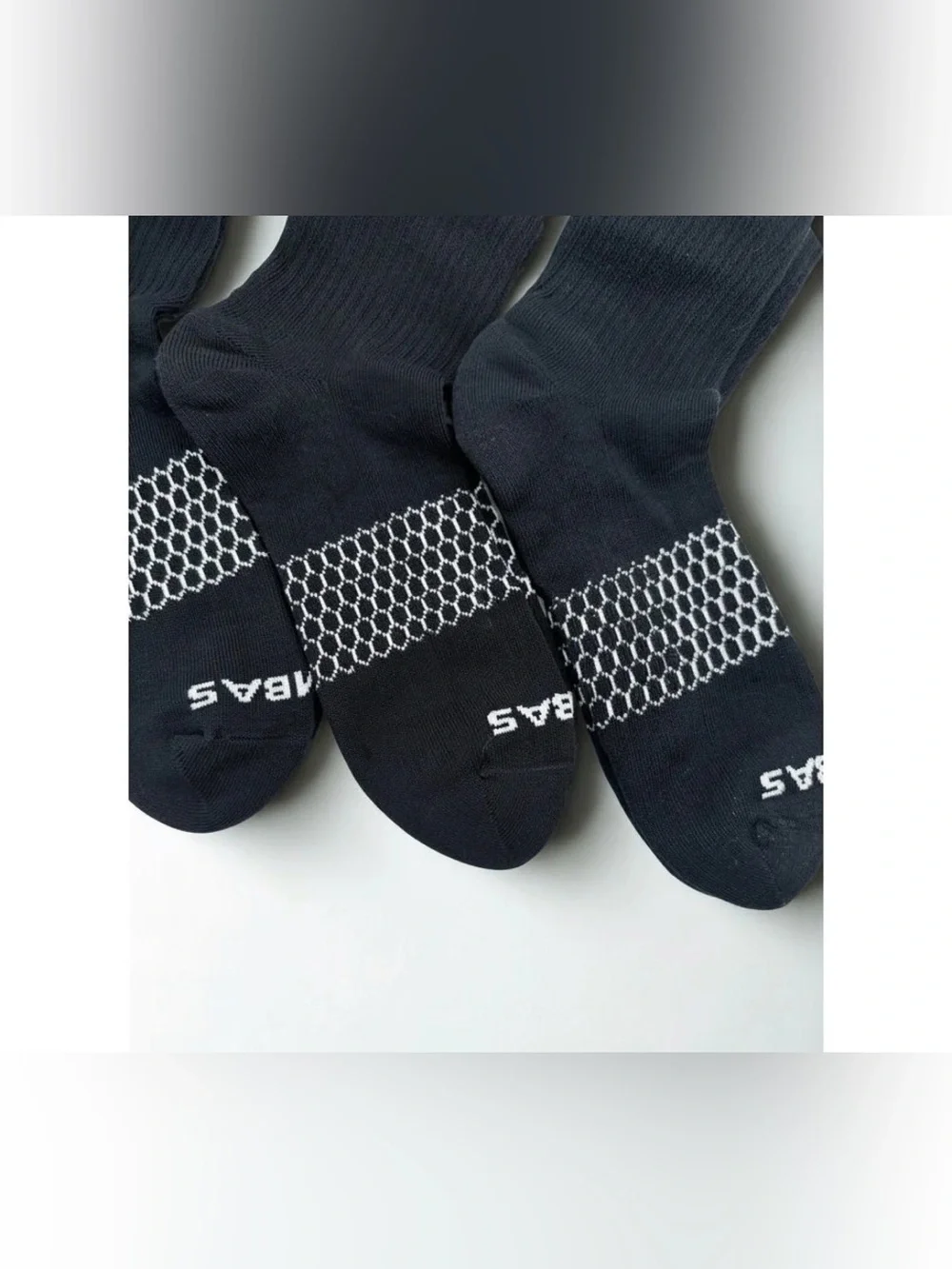 3 pack Bombas Socks size 7-11